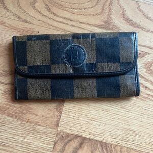 Vintage Fendi Check Book holder